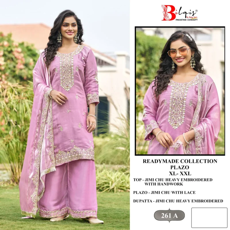 Beautiful Bilqis B 261 A To D Readymade Jimmy Choo Embroidery Pakistani Salwar Kameez Wholesale 2026