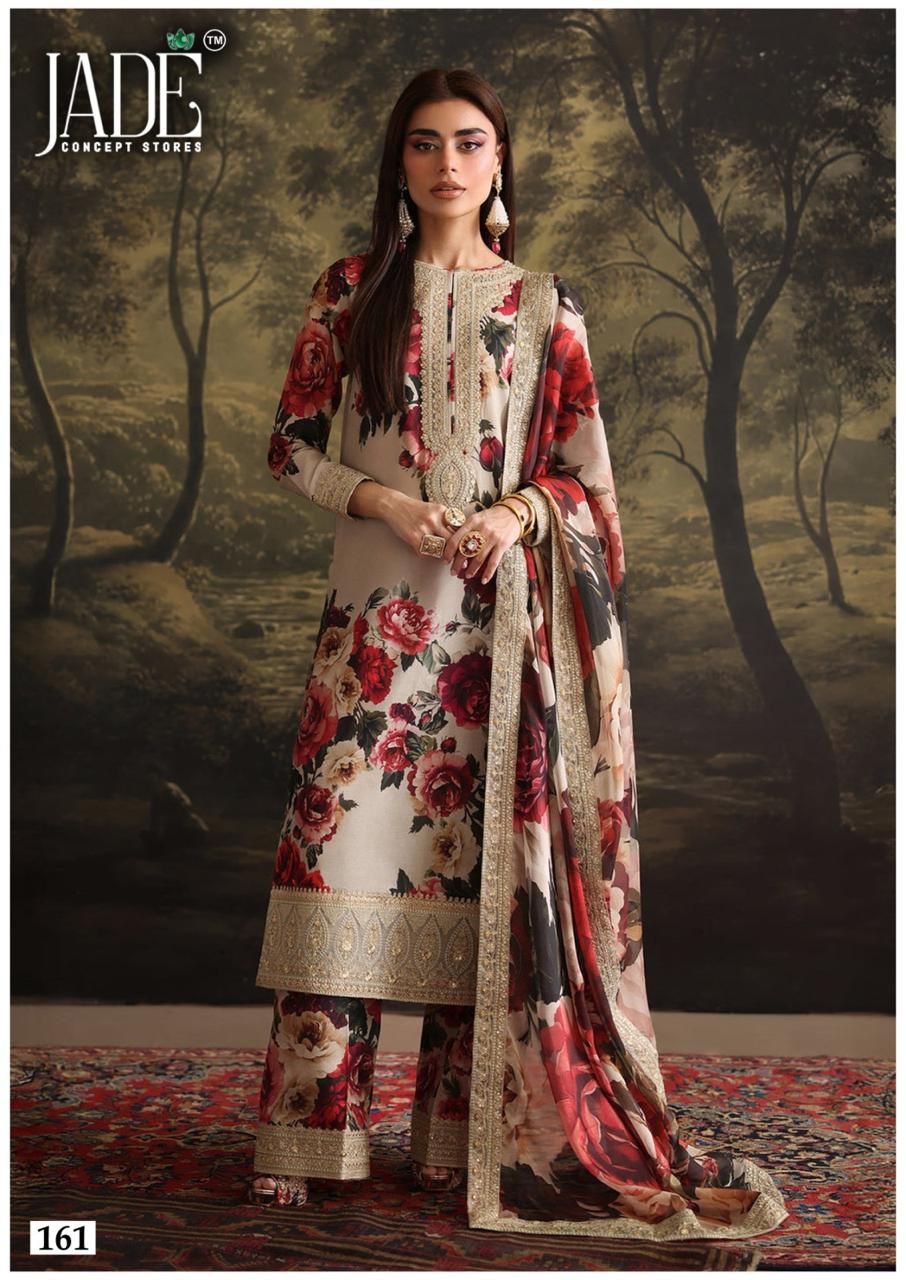 Beautiful Jade C Chevron Vol 17 Cotton Karachi Dress Material Collection Wholesale 2026