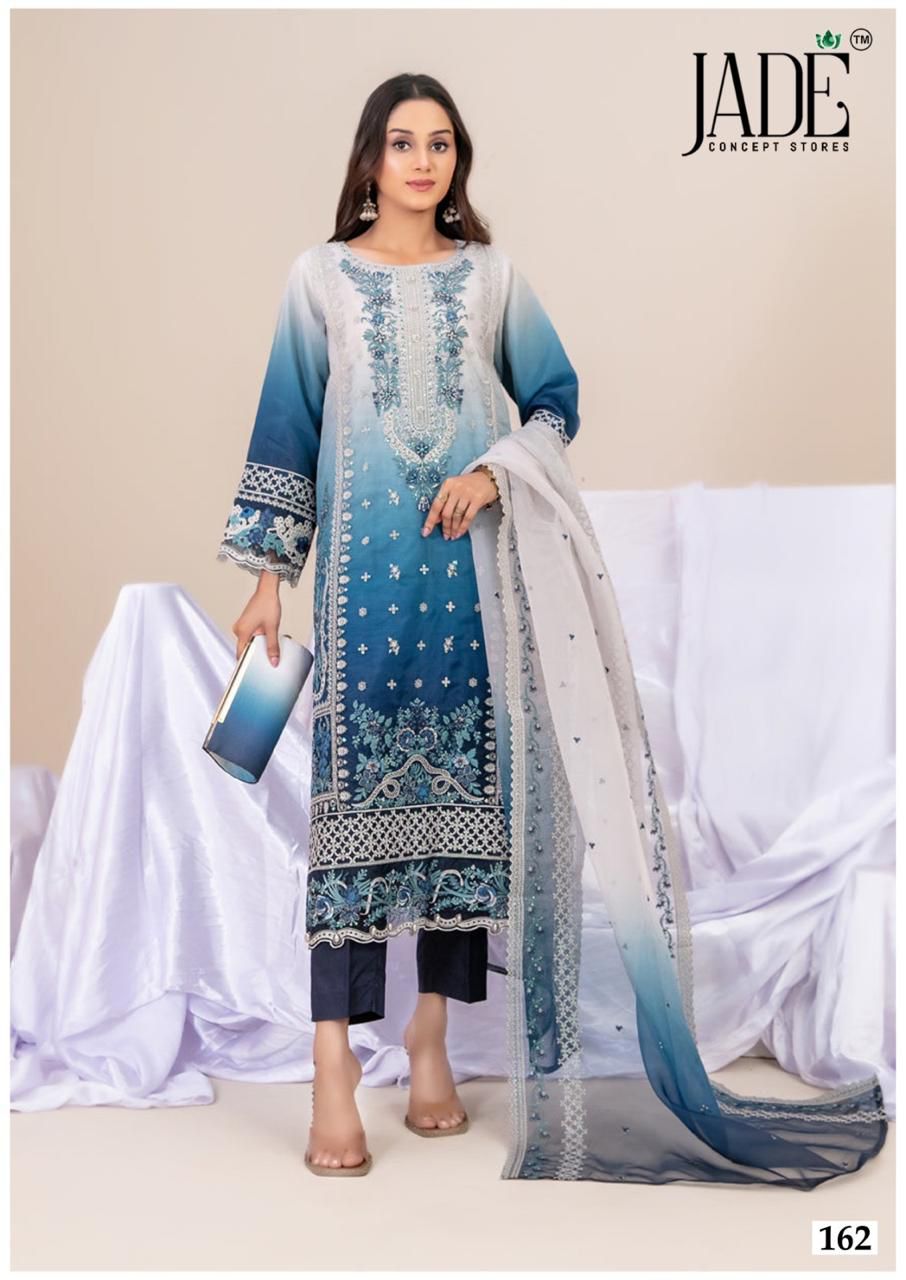 Beautiful Jade C Chevron Vol 17 Cotton Karachi Dress Material Collection Wholesale 2026