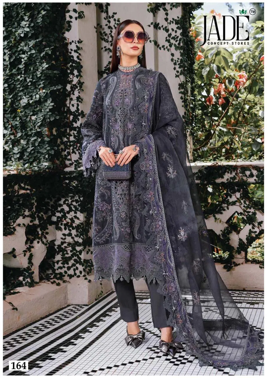 Beautiful Jade C Chevron Vol 17 Cotton Karachi Dress Material Collection Wholesale 2026