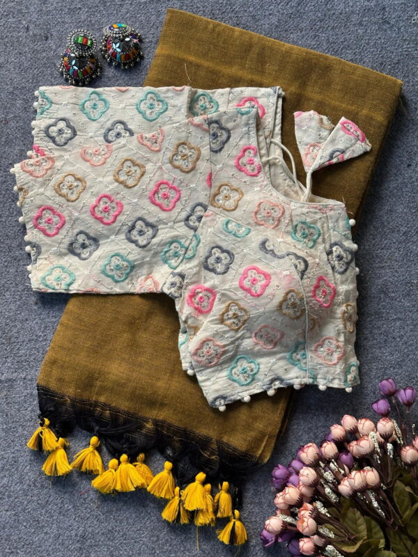 Latest Khadi Vol 7 Cotton Casual Wear Saree With Work Blouse Collection Wholesale 2026