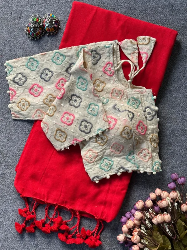 Latest Khadi Vol 7 Cotton Casual Wear Saree With Work Blouse Collection Wholesale 2026