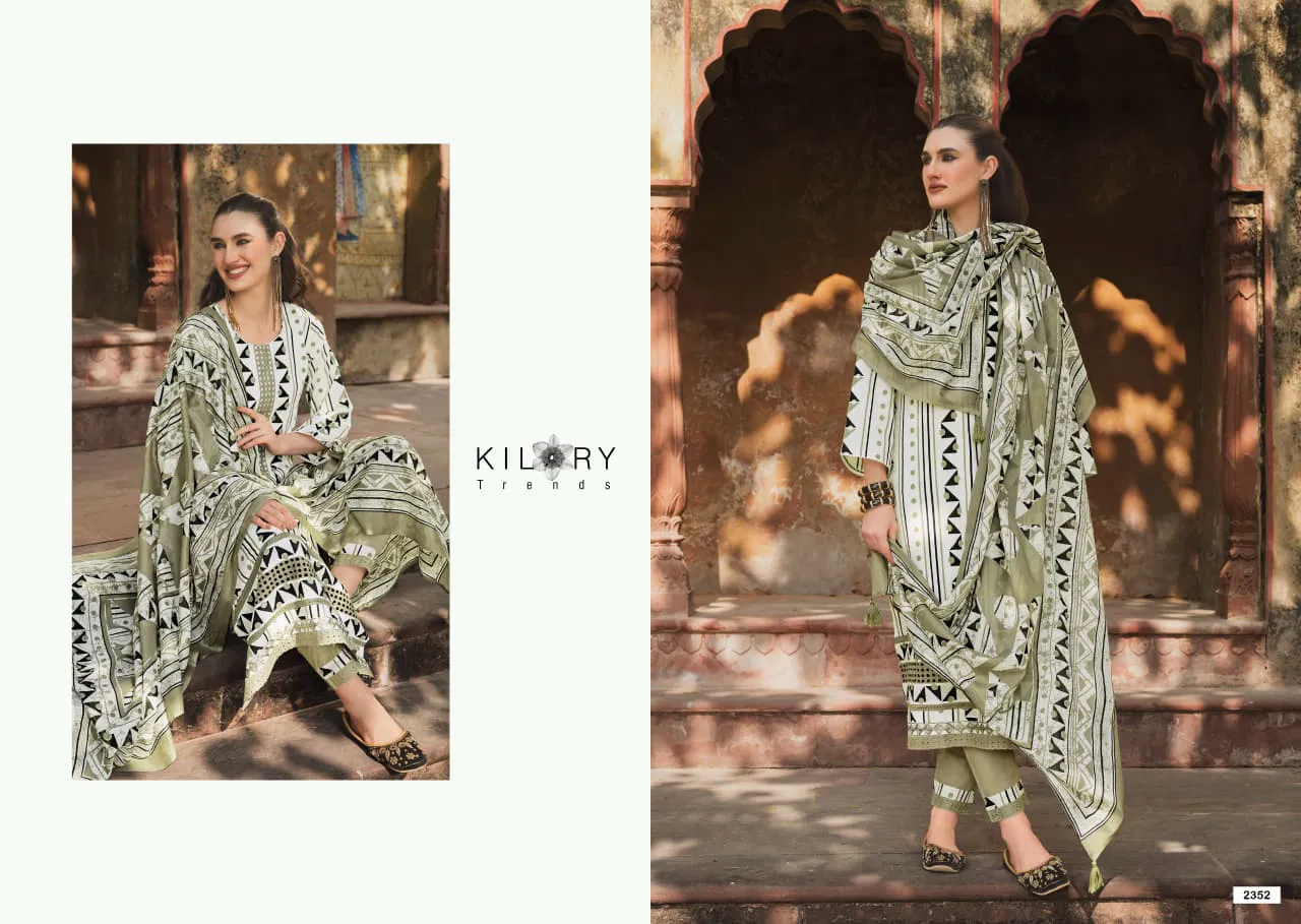 Latest Kilory Art Of Summer Lawn Cotton Digital Print Embroidery Salwar Kameez Wholesale 2026