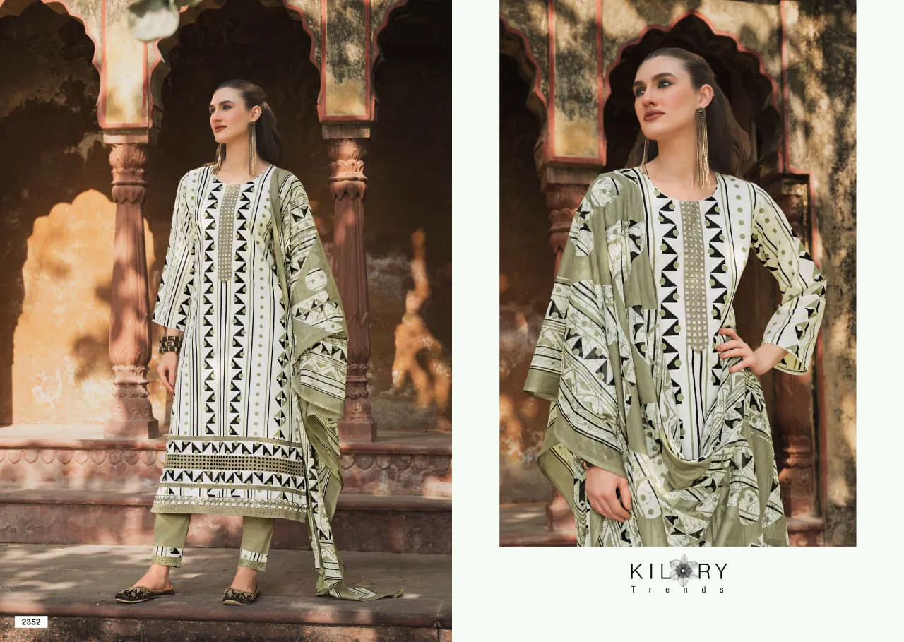 Latest Kilory Art Of Summer Lawn Cotton Digital Print Embroidery Salwar Kameez Wholesale 2026