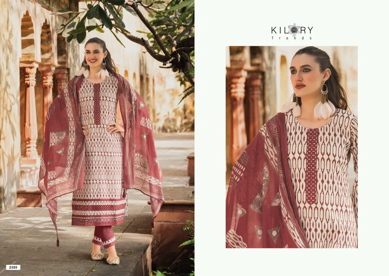 Latest Kilory Art Of Summer Lawn Cotton Digital Print Embroidery Salwar Kameez Wholesale 2026