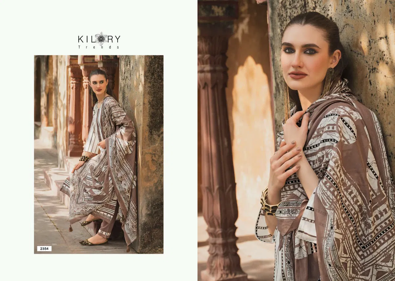 Latest Kilory Art Of Summer Lawn Cotton Digital Print Embroidery Salwar Kameez Wholesale 2026