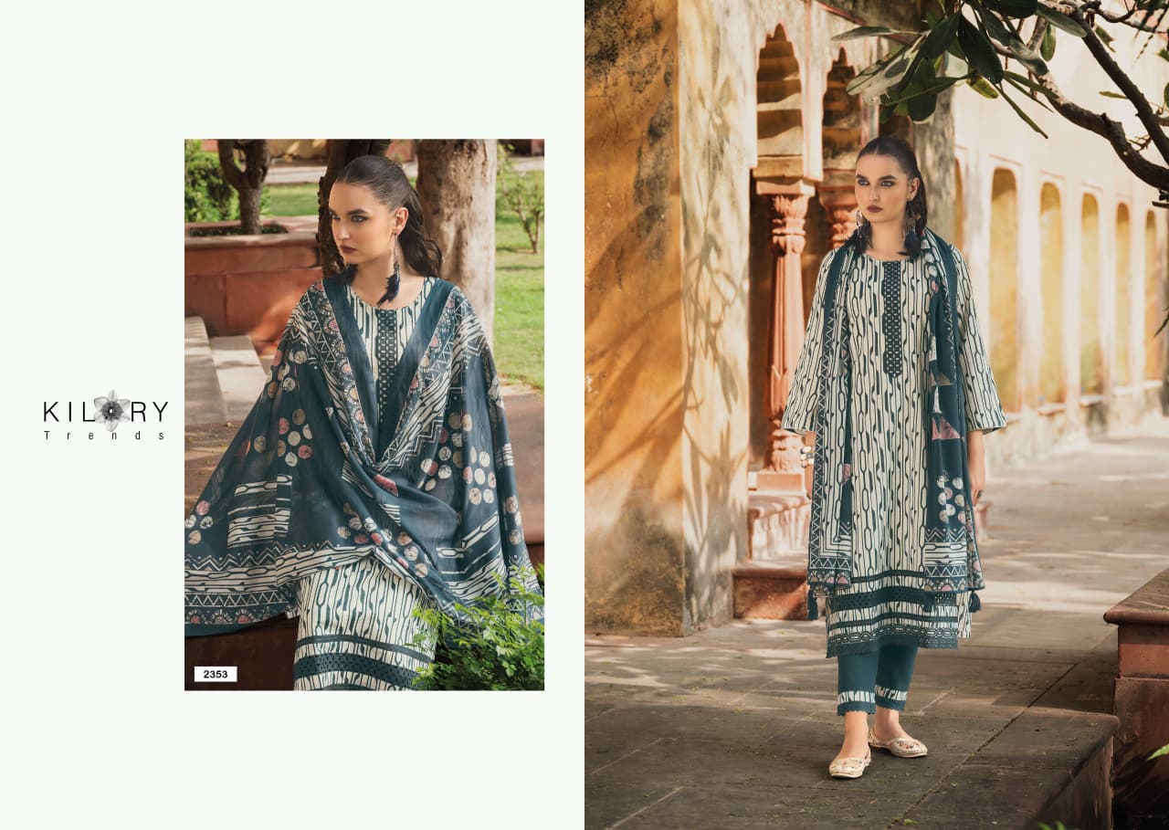 Latest Kilory Art Of Summer Lawn Cotton Digital Print Embroidery Salwar Kameez Wholesale 2026
