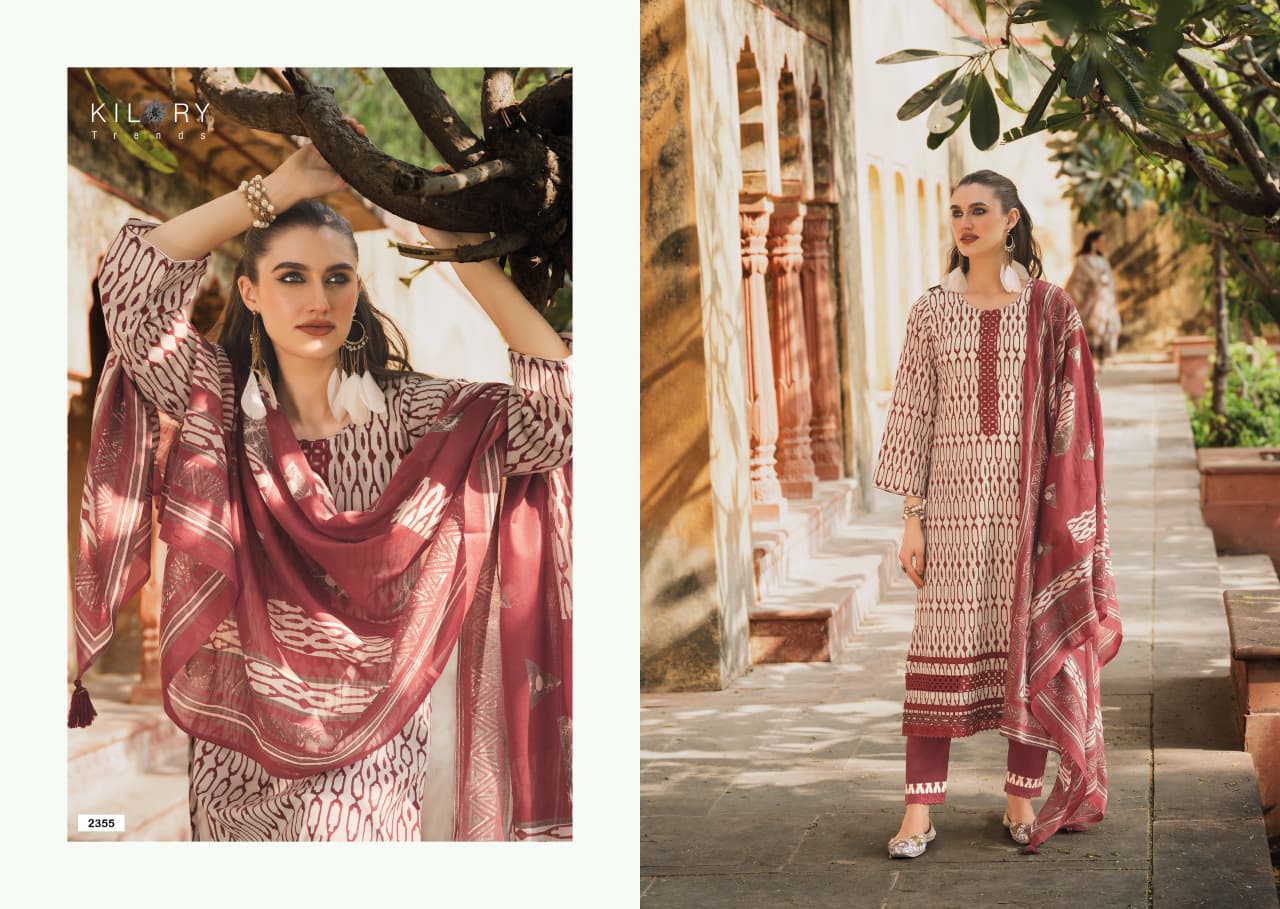 Latest Kilory Art Of Summer Lawn Cotton Digital Print Embroidery Salwar Kameez Wholesale 2026