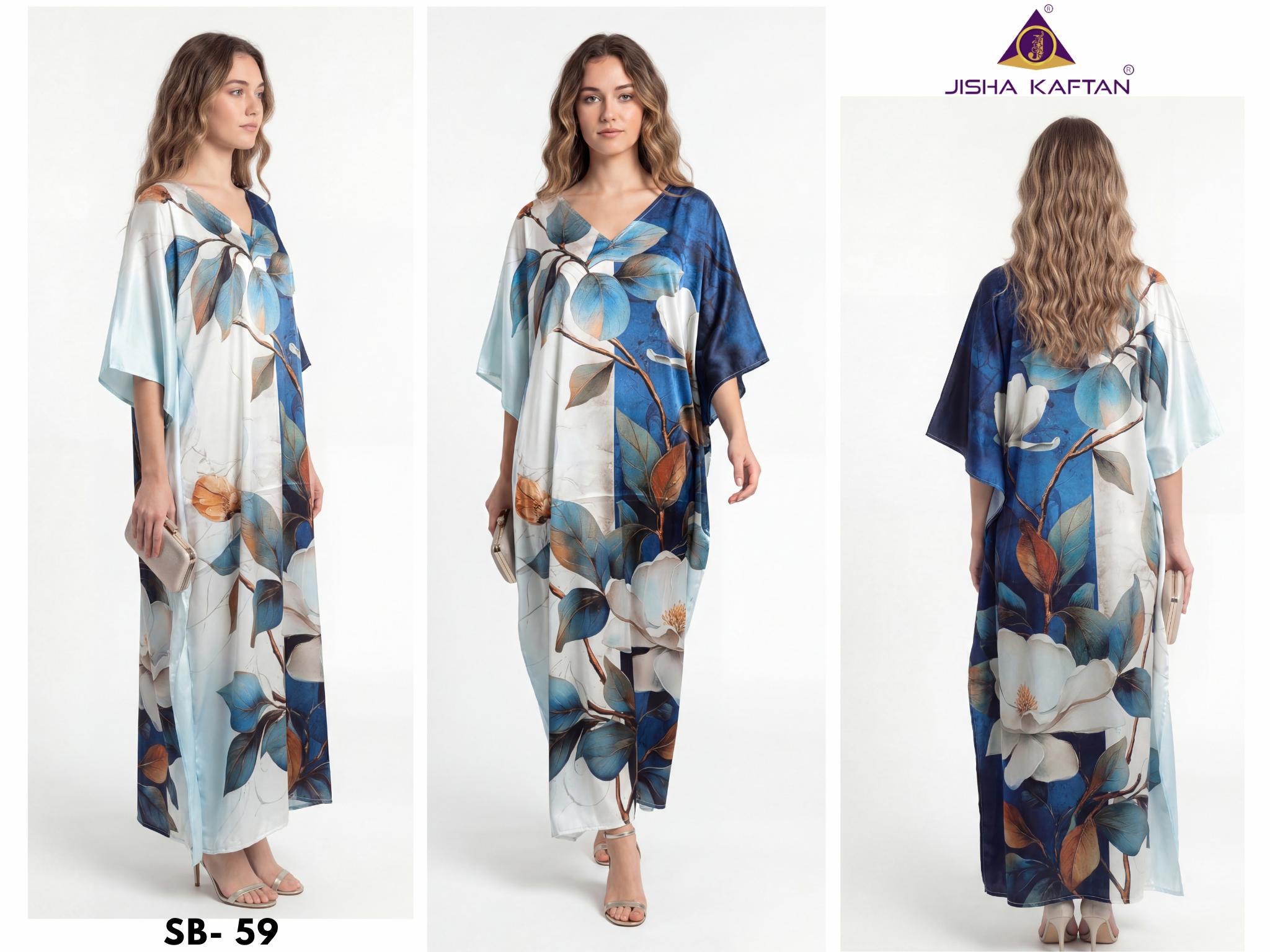 Buy Jisha Satin Breeze Vol 8 Japan Satin Digital Printed Kaftan Wholesale 2026