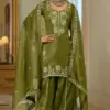 Indo Era 2607 Silk Blend Embroidered Thread Worked Designer Salwar Kameez Wholesale