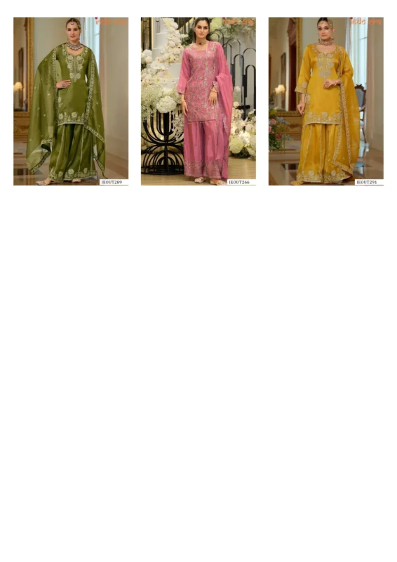 Stylish Indo Era 2607 Silk Blend Embroidered Thread Worked Designer Salwar Kameez Wholesale 2026