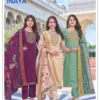 Kavya Inaya Vol 1 Roman Glass Silk Top Bottom With Dupatta Wholesale