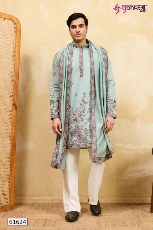 Beautiful Shubhvastra Regal Veil Viscose Silk Thread Work Kurta And Dupatta Wholesale 2026