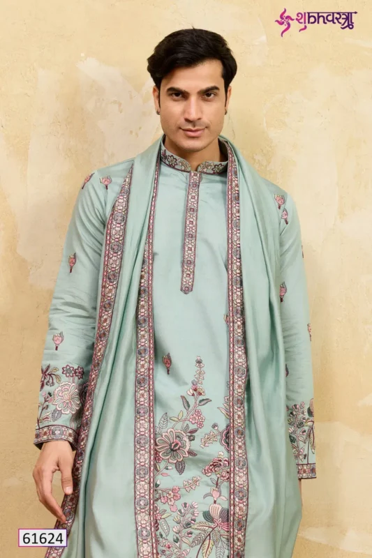 Beautiful Shubhvastra Regal Veil Viscose Silk Thread Work Kurta And Dupatta Wholesale 2026