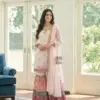Alizeh 7077 And 7089 Georgette With Embroidered Top Sharara And Dupatta Wholesale