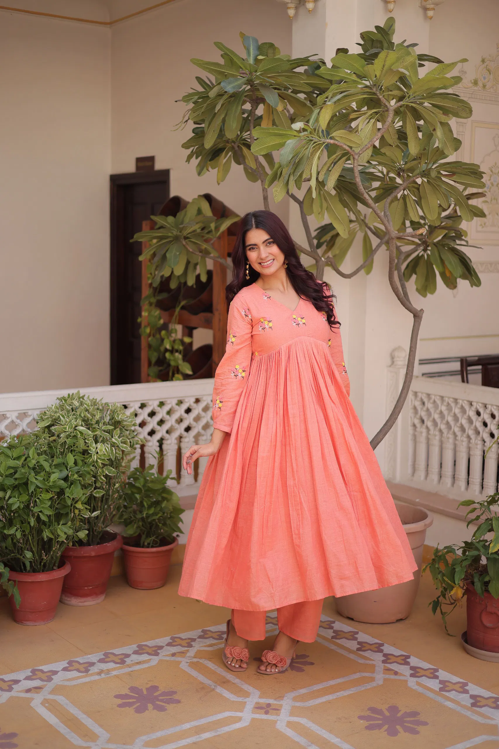Launching Lekha KA 1236 Cotton Embroidery Kurti Bottom With Dupatta Wholesale 2026