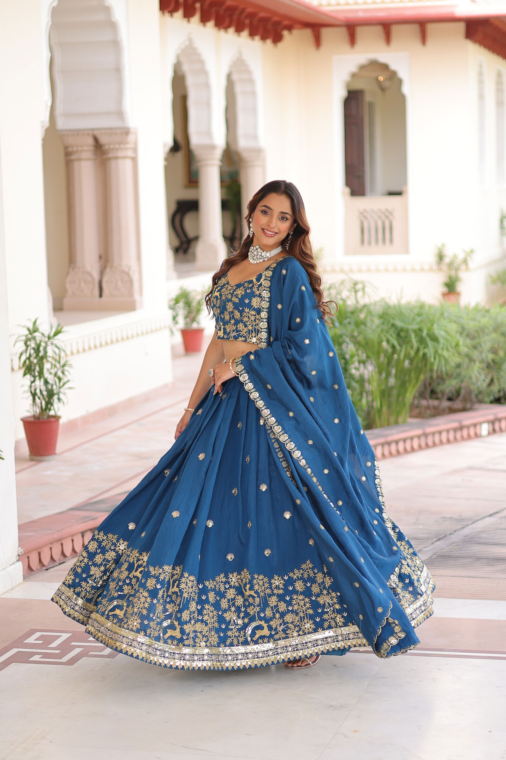 Launching Lekha KA 5062 Vichitra Silk Sequins Thread Embroidery Lehenga Choli Wholesale 2026