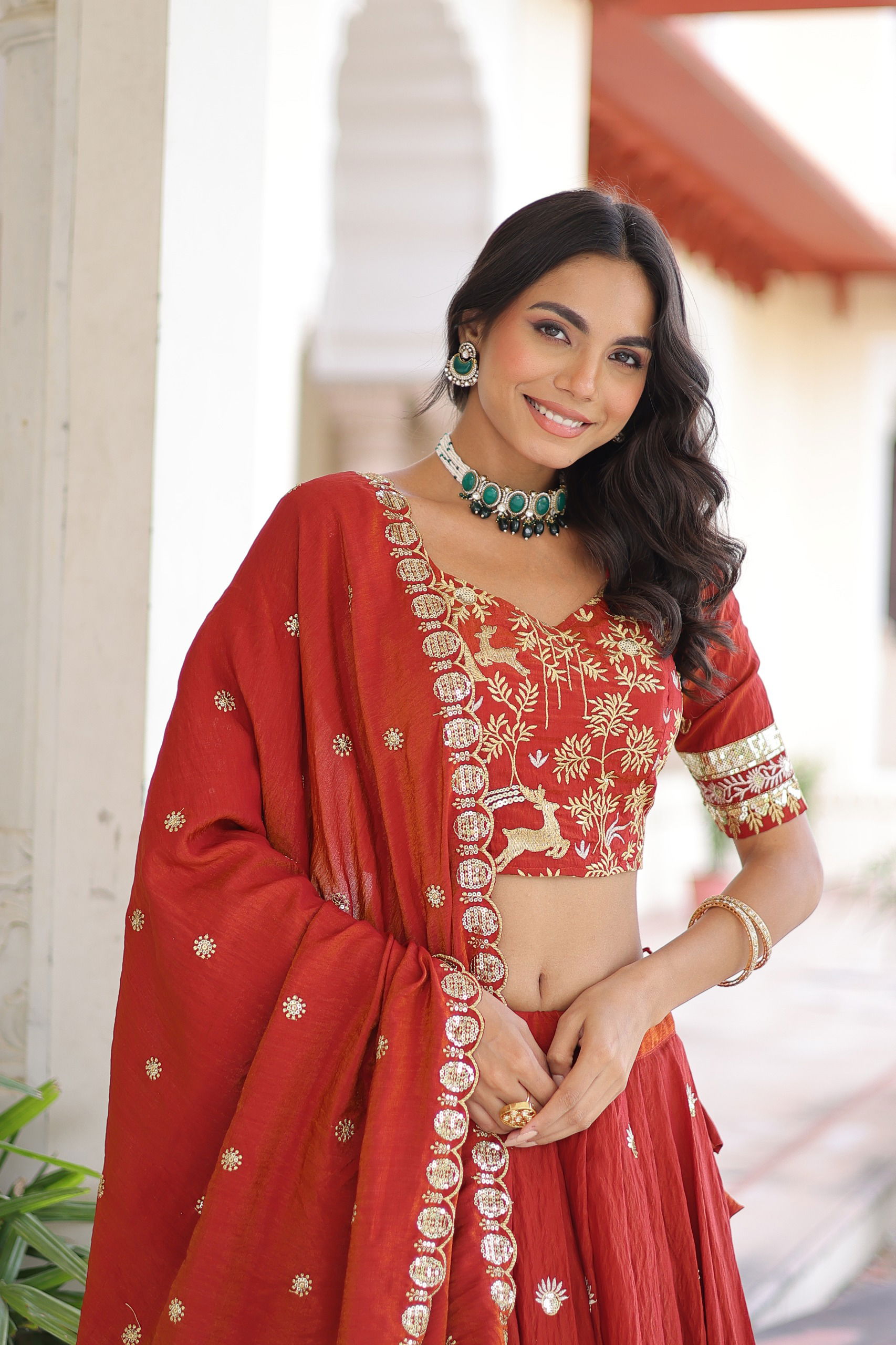 Launching Lekha KA 5062 Vichitra Silk Sequins Thread Embroidery Lehenga Choli Wholesale 2026