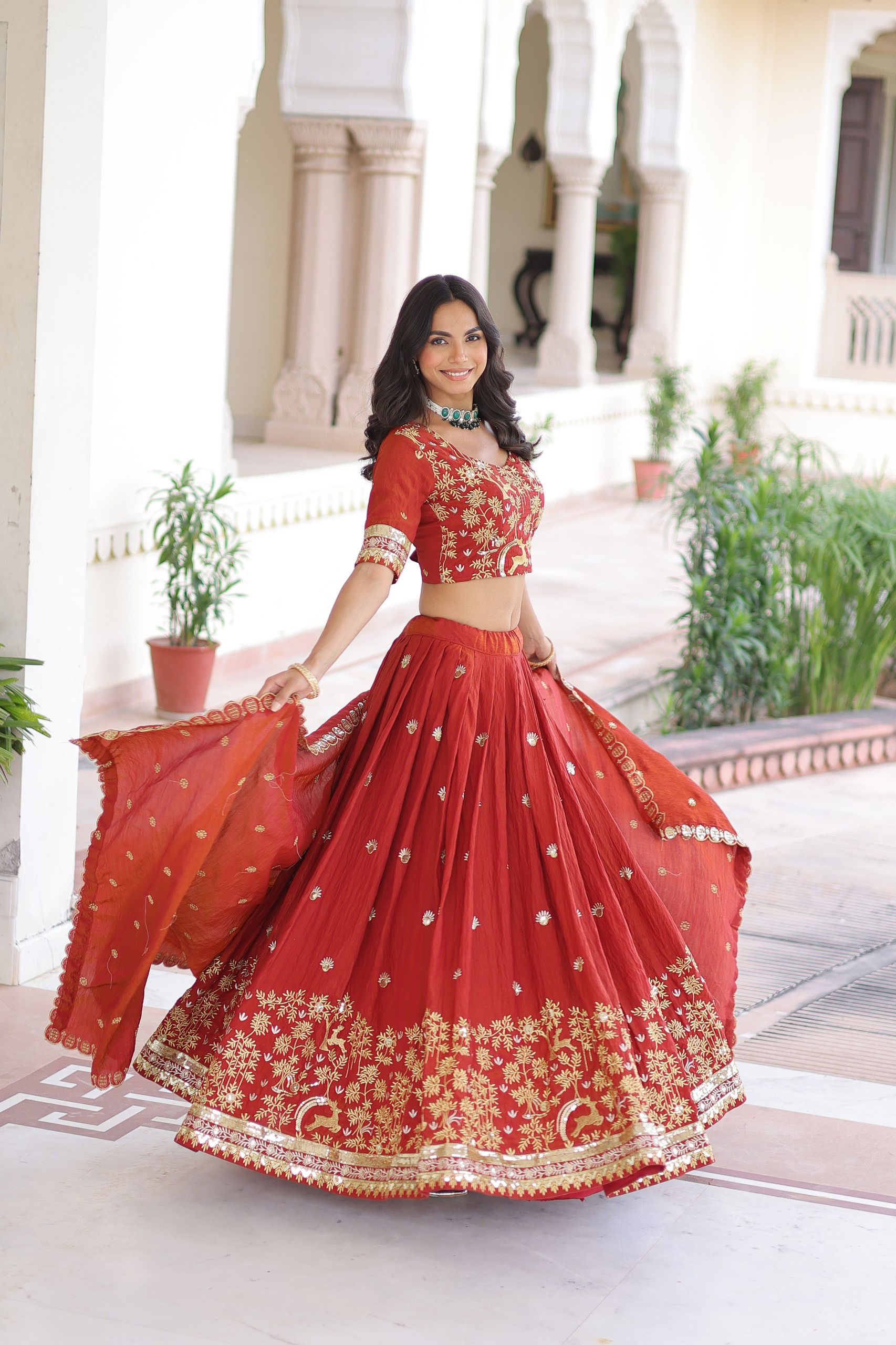 Launching Lekha KA 5062 Vichitra Silk Sequins Thread Embroidery Lehenga Choli Wholesale 2026