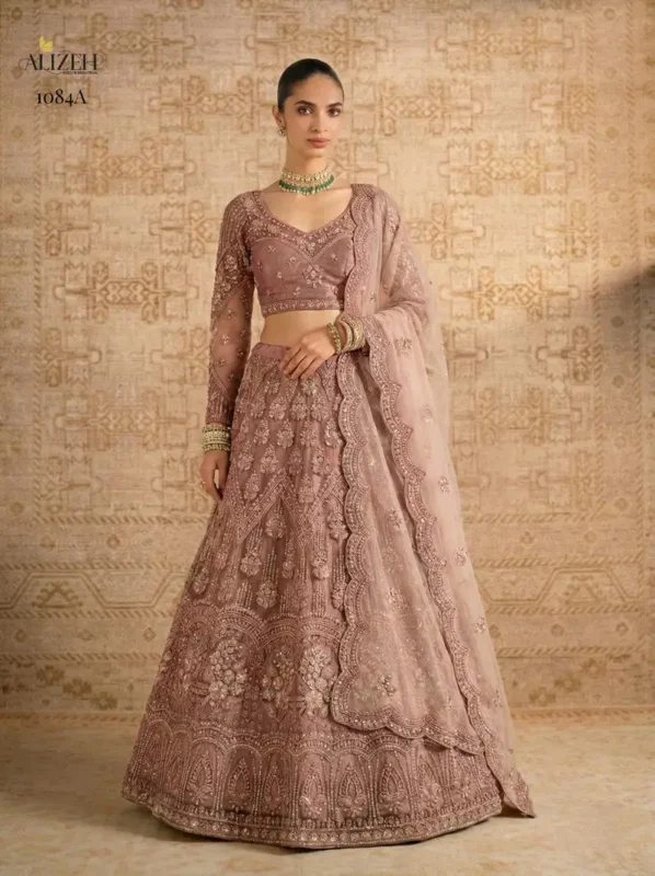 Launching Alizeh 1084 Colours Butterfly Net Designer Lehenga Choli Collection Wholesale 2026