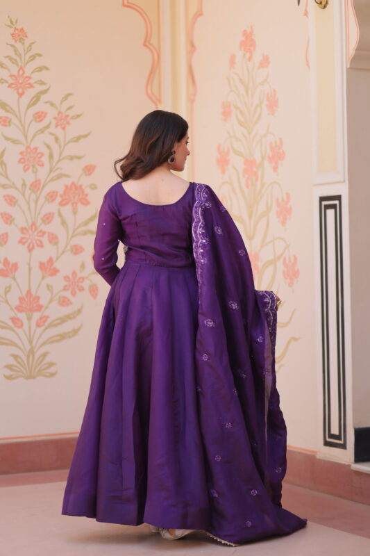 Buy Lekha KA 1230 Gold Crush Beads Embroidery Gown Collection Wholesale 2026
