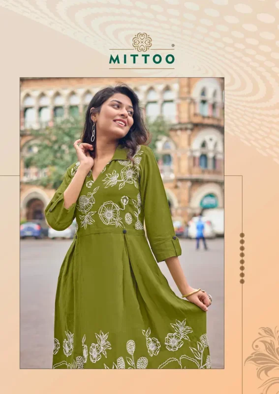 Latest Mittoo Angoori Rayon With Thread Worked Casual Wear Top Collection Wholesale 2026