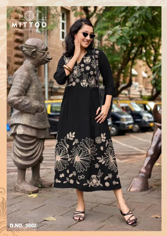 Latest Mittoo Angoori Rayon With Thread Worked Casual Wear Top Collection Wholesale 2026