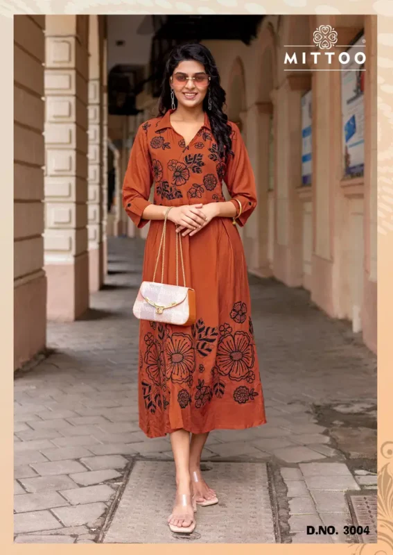 Latest Mittoo Angoori Rayon With Thread Worked Casual Wear Top Collection Wholesale 2026