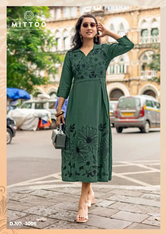 Latest Mittoo Angoori Rayon With Thread Worked Casual Wear Top Collection Wholesale 2026