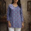 Aawiya RJ 15 Muslin Digital Printed Tunic Style Top Wholesale