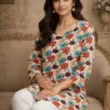 Aawiya RJ 16 Muslin Digital Printed Tunic Style Top Wholesale