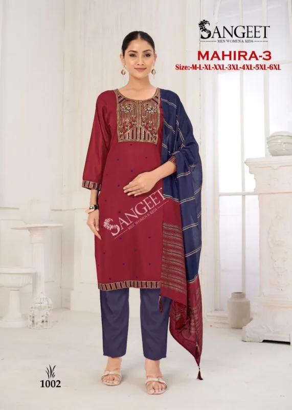 Launching Sangeet Mahira Vol 3 Viscose Rayon With Embroidery Sequence Work Kurti With Bottom Dupatta Wholesale 2026