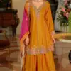 Indo Era 2629 Silk Blend Embroidered Thread Worked Designer Salwar Kameez Wholesale