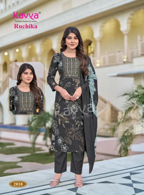 Launching Kavya Ruchika Vol 2 Straight Heavy Vatican Kurti with inner top With Bottom And Dupatta Wholesale 2026