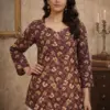 Aawiya RJ 18 Heavy Muslin Digital Print Tunic Style Top Wholesale