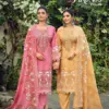 Zulfat Firdaus Vol 02 Cotton Embroidery Worked Dress Material Collection Wholesale