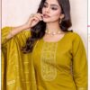 Dnp Kasture Roman Silk Kurti Pent With Dupatta Wholesale