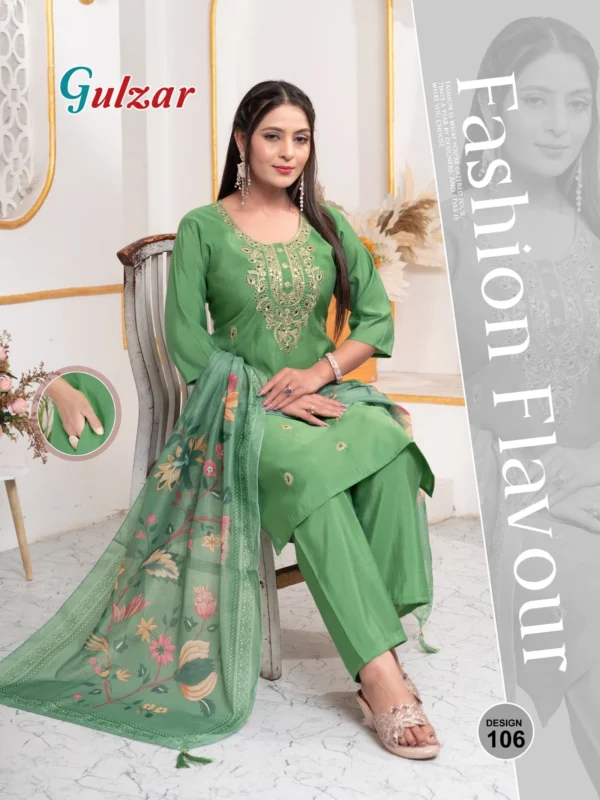Stylish Dnp Gulzar Vol 3 Roman Silk Kurti Pent With Dupatta collection Wholesale 2026
