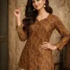 Aawiya RJ 20 Muslin Digital Printed Tunic Style Top Wholesale