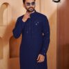 Lekha Sal 9 14kg Rayon Chikankari Work Mens Kurta Pajama Wholesale