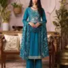 Alizeh 7085 To 7088 Organza Embroidered Salwar Kameez With Dupatta Wholesale