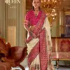 Kreshva Queen Pure Silk With Marmo Finish Designer Saree Collection Wholesale