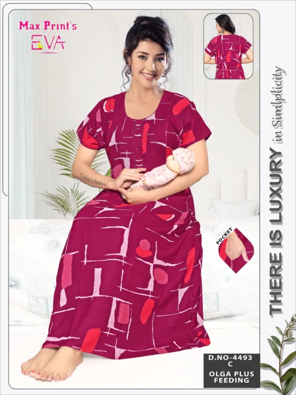 Latest Dnp Alphine Feeding Gown Collection Wholesale 2026