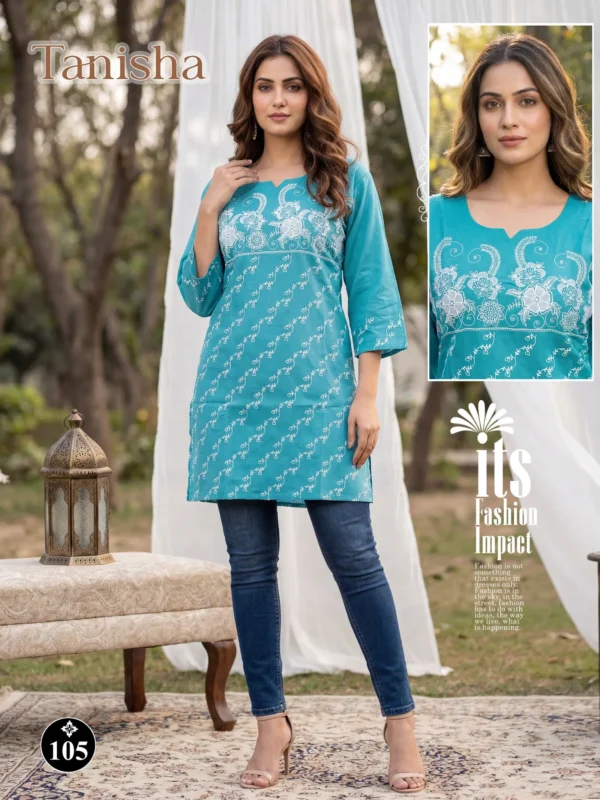Beautiful Dnp Tanisha Rayon Rubber Print Short Kurti Wholesale 2026