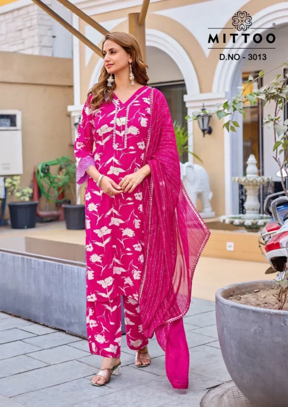 Beautiful Mittoo Disney Vol 03 Rayon Printed Kurti With Bottom Dupatta Wholesale 2026