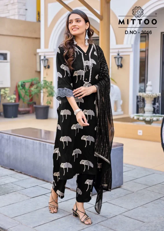 Beautiful Mittoo Disney Vol 03 Rayon Printed Kurti With Bottom Dupatta Wholesale 2026