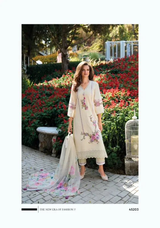 Beautiful Kailee Suffy Vol 02 Cotton With Chikankari Worked Kurti WIth Bottom Dupatta Wholesale 2026