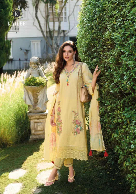 Beautiful Kailee Suffy Vol 02 Cotton With Chikankari Worked Kurti WIth Bottom Dupatta Wholesale 2026