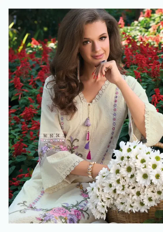 Beautiful Kailee Suffy Vol 02 Cotton With Chikankari Worked Kurti WIth Bottom Dupatta Wholesale 2026