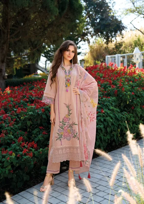 Beautiful Kailee Suffy Vol 02 Cotton With Chikankari Worked Kurti WIth Bottom Dupatta Wholesale 2026